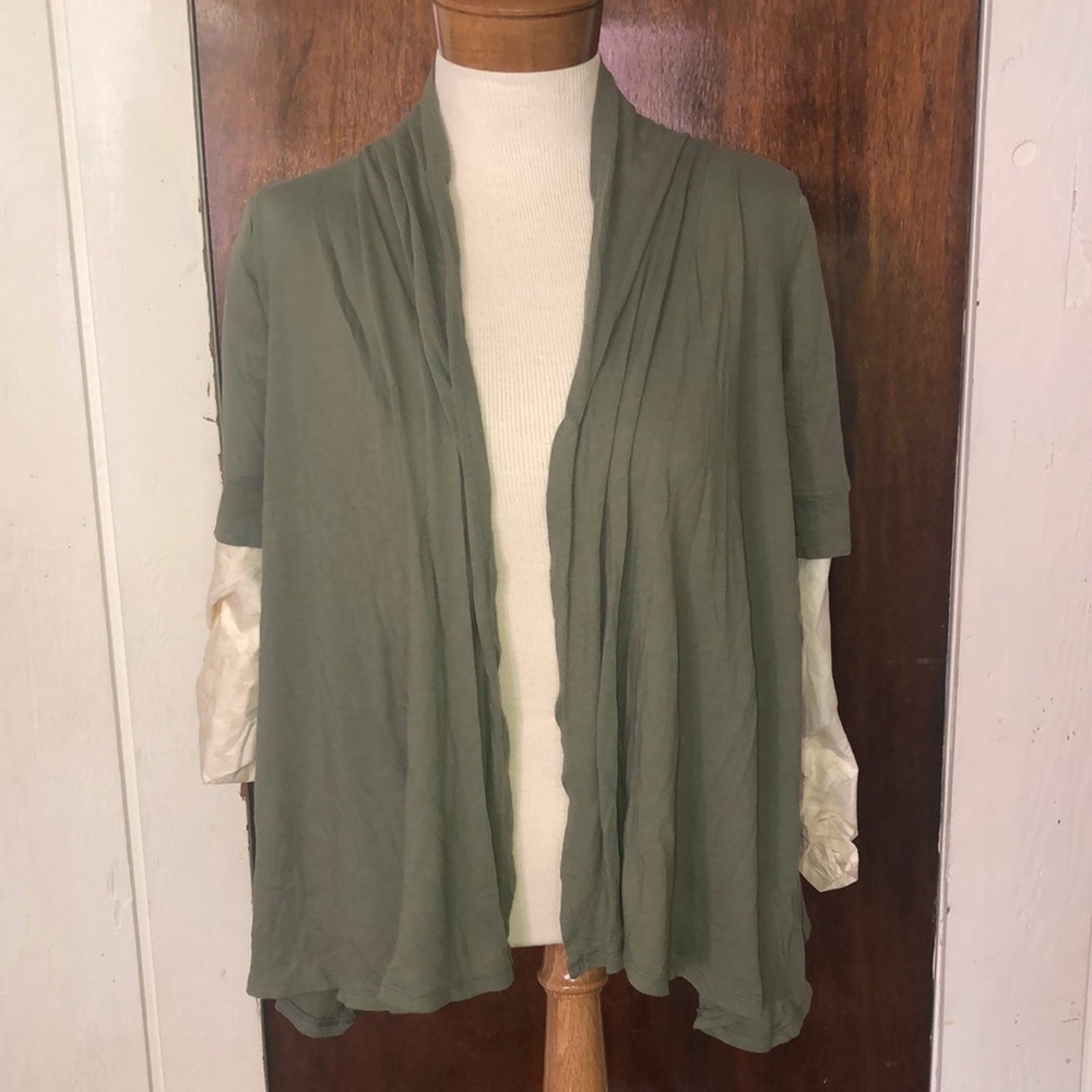EUC EXPRESS short sleeve lightweight cardigan